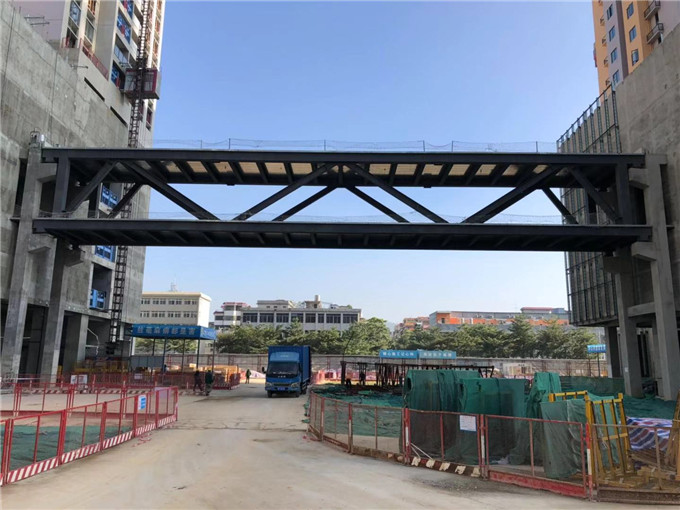 深圳佳兆业地产钢结构连廊工程全面完工